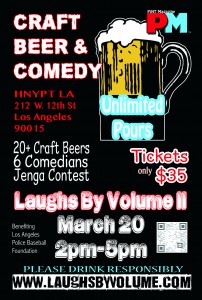 laughs by volume 2 flyer
